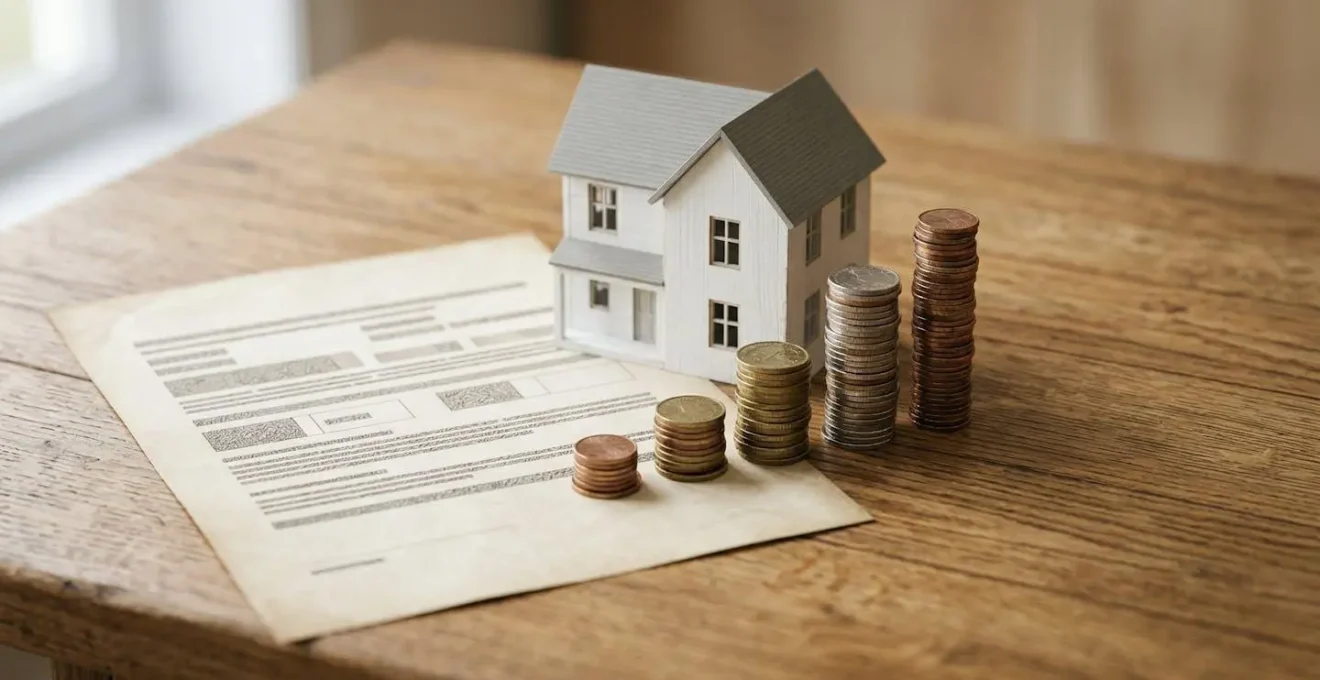 Évolution des coûts de l'assurance habitation illustrant une augmentation progressive de la prime annuelle