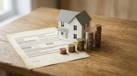 Évolution des coûts de l'assurance habitation illustrant une augmentation progressive de la prime annuelle