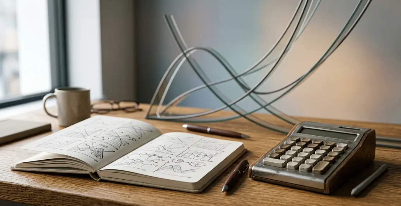 Investisseur analysant des graphiques de courbe de taux obligataires avec des instruments financiers