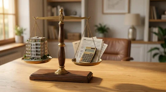 Scène symbolisant l'optimisation fiscale en investissement locatif meublé