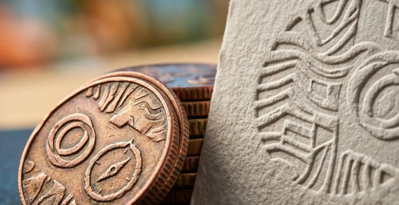 Composition macro illustrant le mécanisme de défiscalisation Girardin avec des éléments symboliques de rendement financier