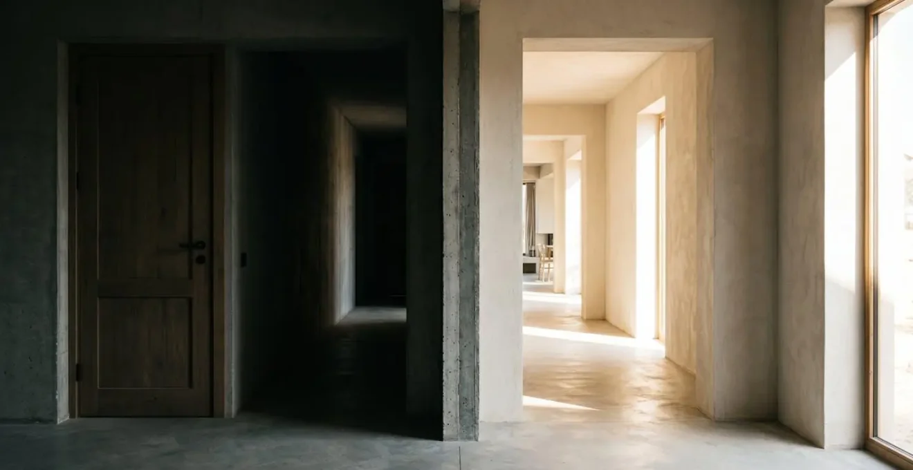 Représentation visuelle d'une négociation familiale pour résoudre un blocage en indivision
